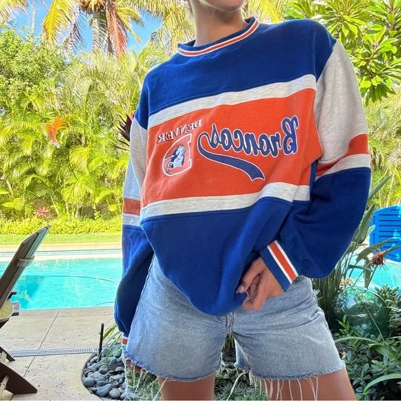 Vintage Denver Broncos Crewneck XL - Picture 4 of 6